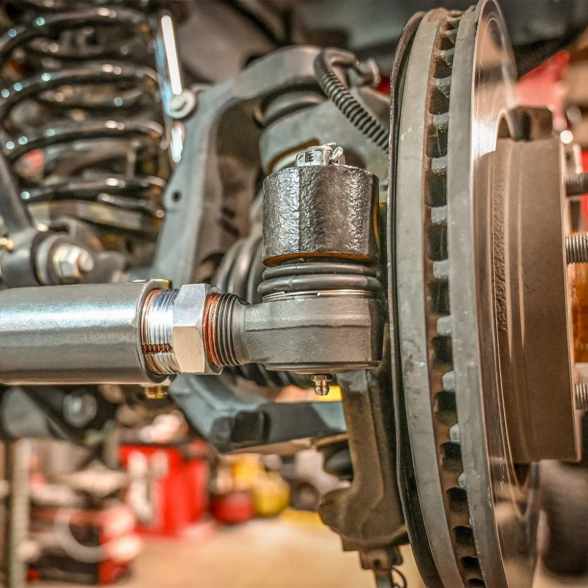 18c Wrangler/20c Gladiator Titan Series Steering Kittie Rod/Drag Link/Stabilizer Clamp/Stud product image