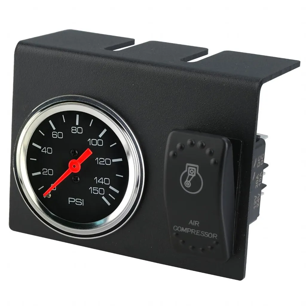 On Board Air Kit 145Psi 1.8Cfm 2.5 Gallon Air Tank In-Cab Gauge And Switch Bulldog Winch product image