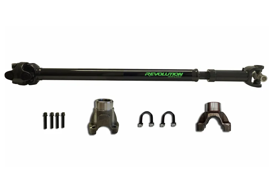 Revolution Gear & Axle Jeep Wrangler JK Rear 1310 CV Driveshaft 4 Door with Pinion Yoke Revolution Gear
