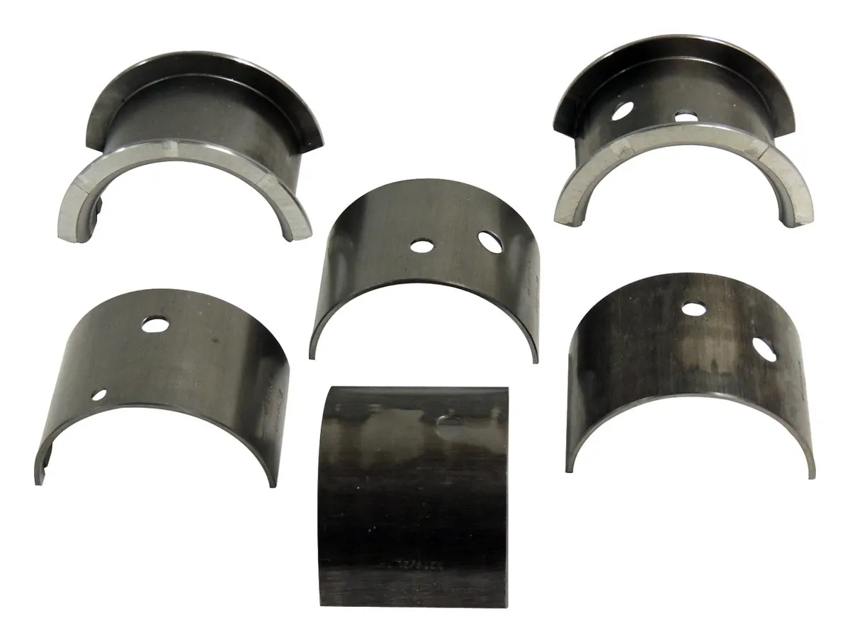 Crankshaft Main Bearing Set 1941-1945 MB w/ 4-134 L-Head Engine;1945-1949 CJ-2A w/ 4-134 L-Head Engine;1948-1953 CJ-3A w/ 4-134 L-Head Engine;1953-1968 CJ-3B w/ 4-134 F-Head Engine;1955-1971 CJ-5, CJ-6 w/ 4-134 F-Head Engine;1950-1952 M38 w/ 4-134 L- product image