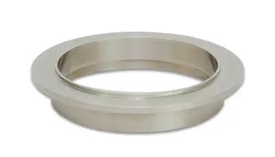 Vibrant Performance V-Band Flange; 3 in. Matching Tube Size; 3.8125 in. Flange OD; CP2 Titanium; Male;