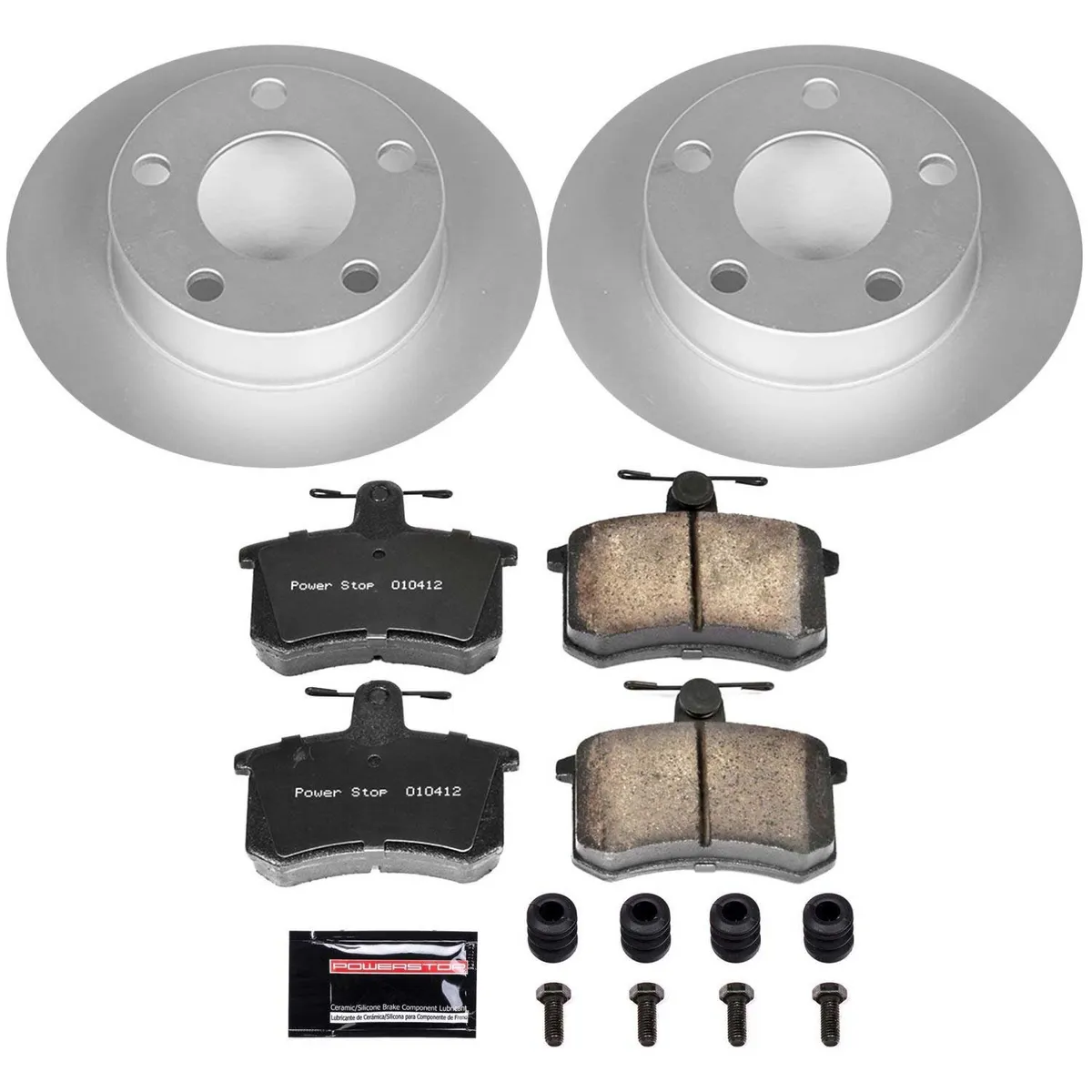 Z23 Sport Geomet Coated Rotor Kit For European Vehicles: Genuine Geomet Fully Coated Rotors; Carbon-Fiber Ceramic Pads W/Hardware product image