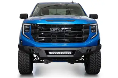 Addictive Desert Designs 22c Sierra 1500 Black Label Front Bumper(Compatible With Supercruise)