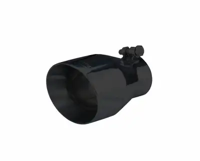 Pypes Performance exhaust Exhaust Tail Pipe Tip 10-13 Carmaro V6 2.5 in In/4 in Out Black Double Wall Tip Bolt On Hardware Not Incl Black Finish 304 Stainless Steel Pypes Exhaust