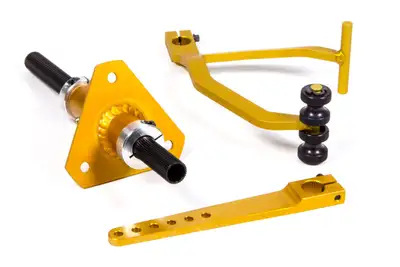 Coleman Machine Adj Gas Pedal Roller Bearing-Angled