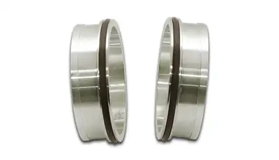 Vibrant Performance Vibrant Performance - 12560 - HD Clamp Stainless Weld Ferrules with O-Rings for 5 in. O.D. Tubing
