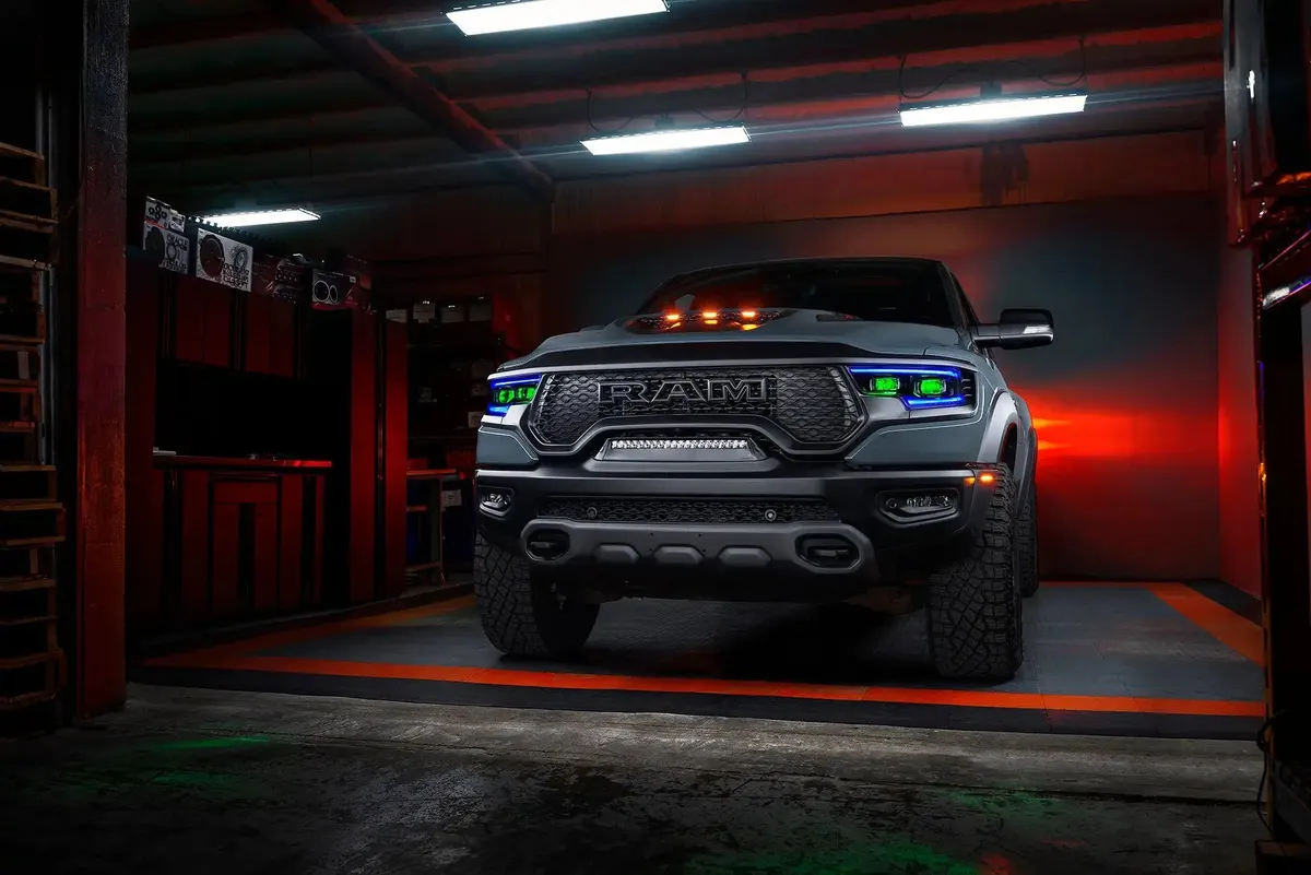 Oracle Lighting 2019-2021 RAM 1500 Colorshift RGB Headlight Demon Eye Kit - LED Projector Headlights product image