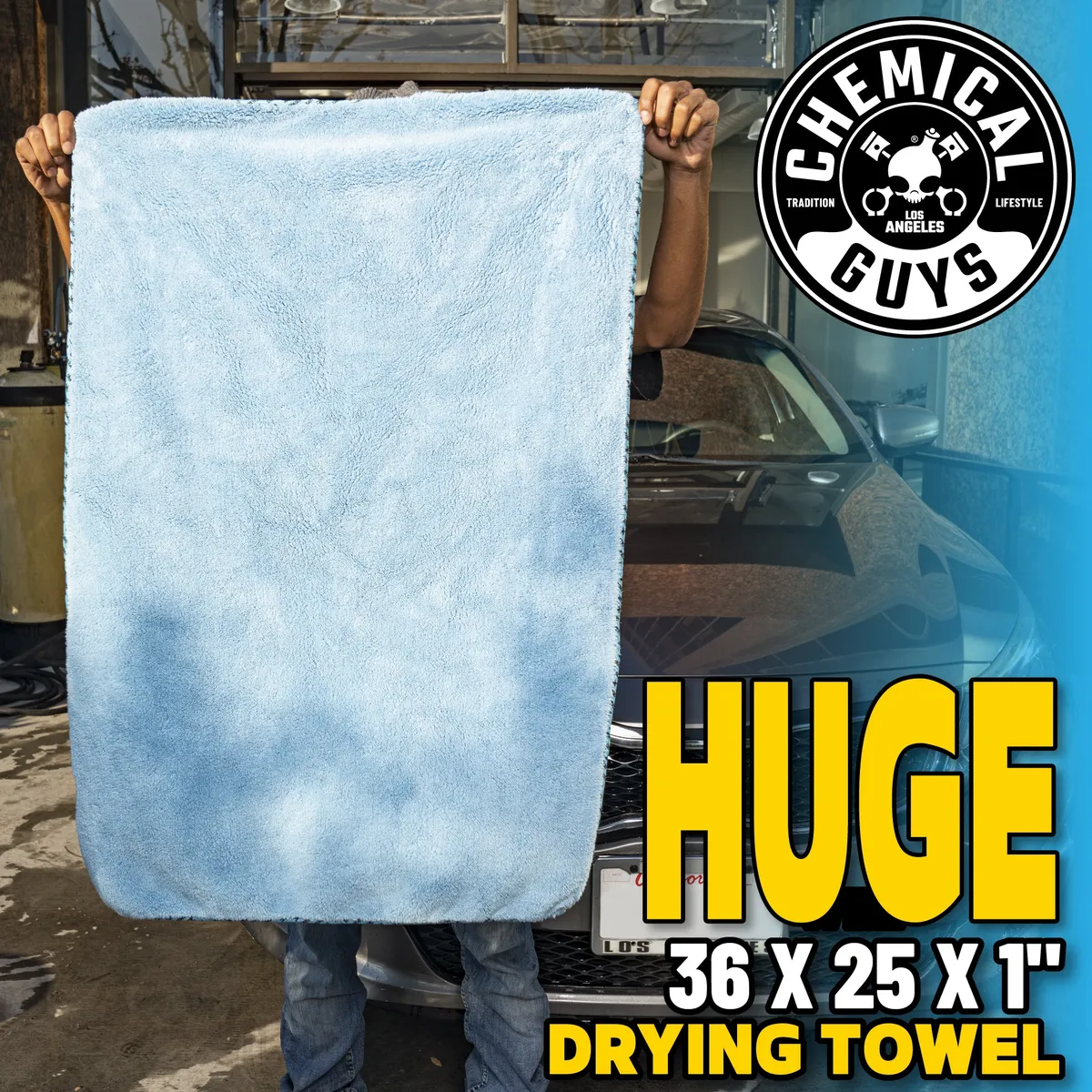 Chemical Guys Woolly Mammoth Microfiber Dryer Towel product image