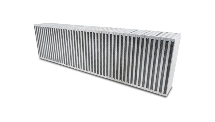 Vertical Flow Intercooler Core; 24 in. Core Width; 3.5 in. Core Thickness; 6 in. Height; 6061 Aluminum; product image