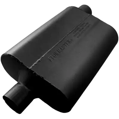 Flowmaster 40 Series Muffler 2.25 in (C) / Out (O): ea 16 Gauge Aluminized Steel