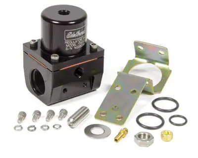 Edelbrock Edelbrock 174023 EFI Fuel Pressure Regulator -10 AN (180 GPH) in Black Finish