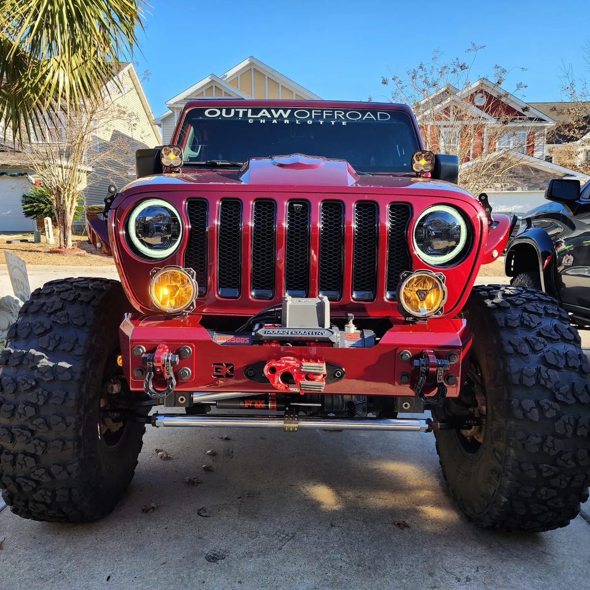 Gauntlet Front Bumper w/Winch Plate for Jeep JL/JT (2018-2024) product image