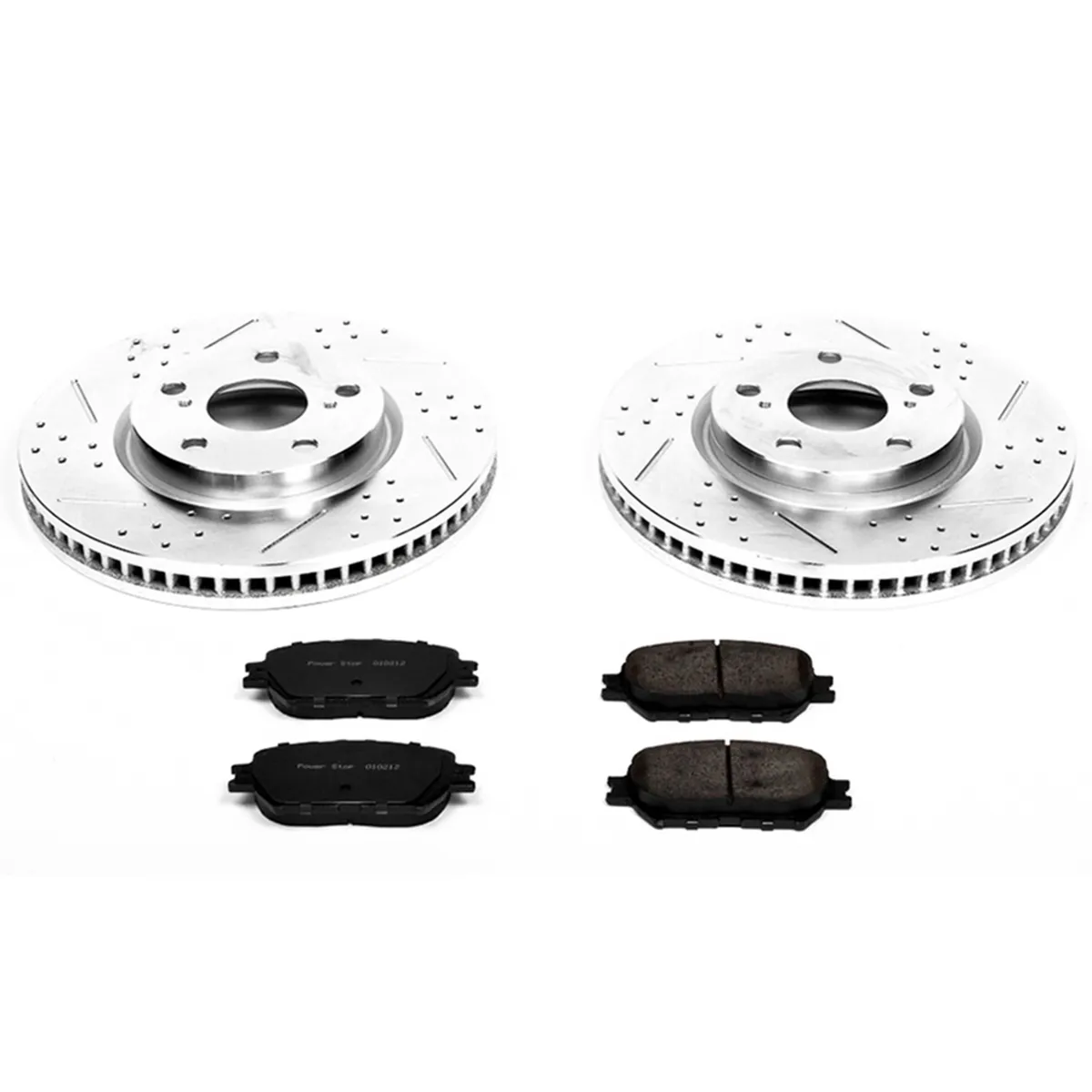 Z23 Evolution Sport Upgrade Kit: Drilled/Slotted Rotors; Carbon-Fiber Ceramic Pads W/Hardware product image