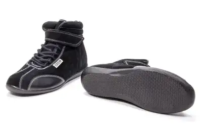 crow safety Shoe Mid Top Black Size 7