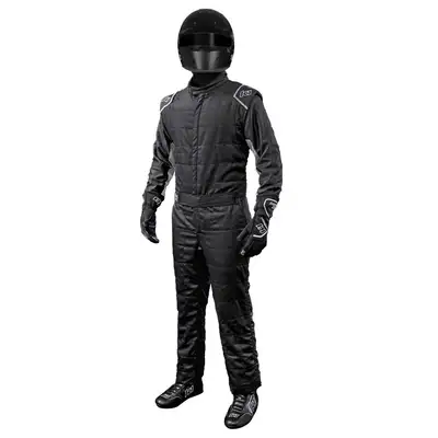 K1 RaceGear Suit Outlaw 4X-Large Black / Gray SFI 3.2A/5