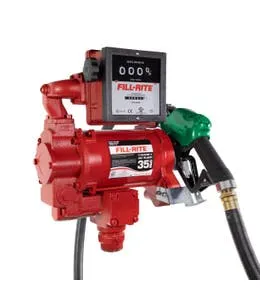 Fill-Rite 115/230v AC 35 Gpm Fuel Transfer Pump With Meter & Nozzle Diesel Only