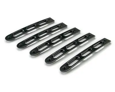 DV8 Offroad DV8 Offroad D-JP-190026-BK-5 Black Slot Door Handle Insert; 5-Pieces
