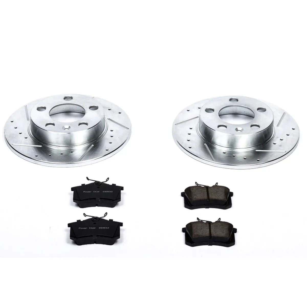 Z23 Evolution Sport Upgrade Kit: Drilled/Slotted Rotors; Carbon-Fiber Ceramic Pads W/Hardware product image