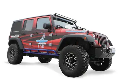 Steinjager Armor 2007-2018 Rock Sliders 4 Door Southwest Blue