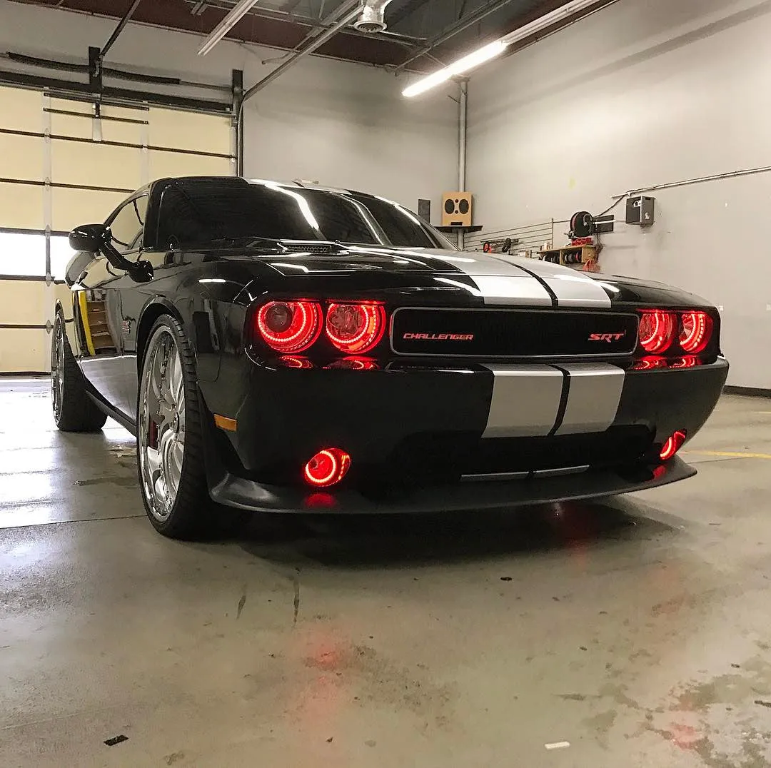 ORACLE Lighting 2008-2014 Dodge Challenger LED Headlight Halo Kit - Standard Mount product image