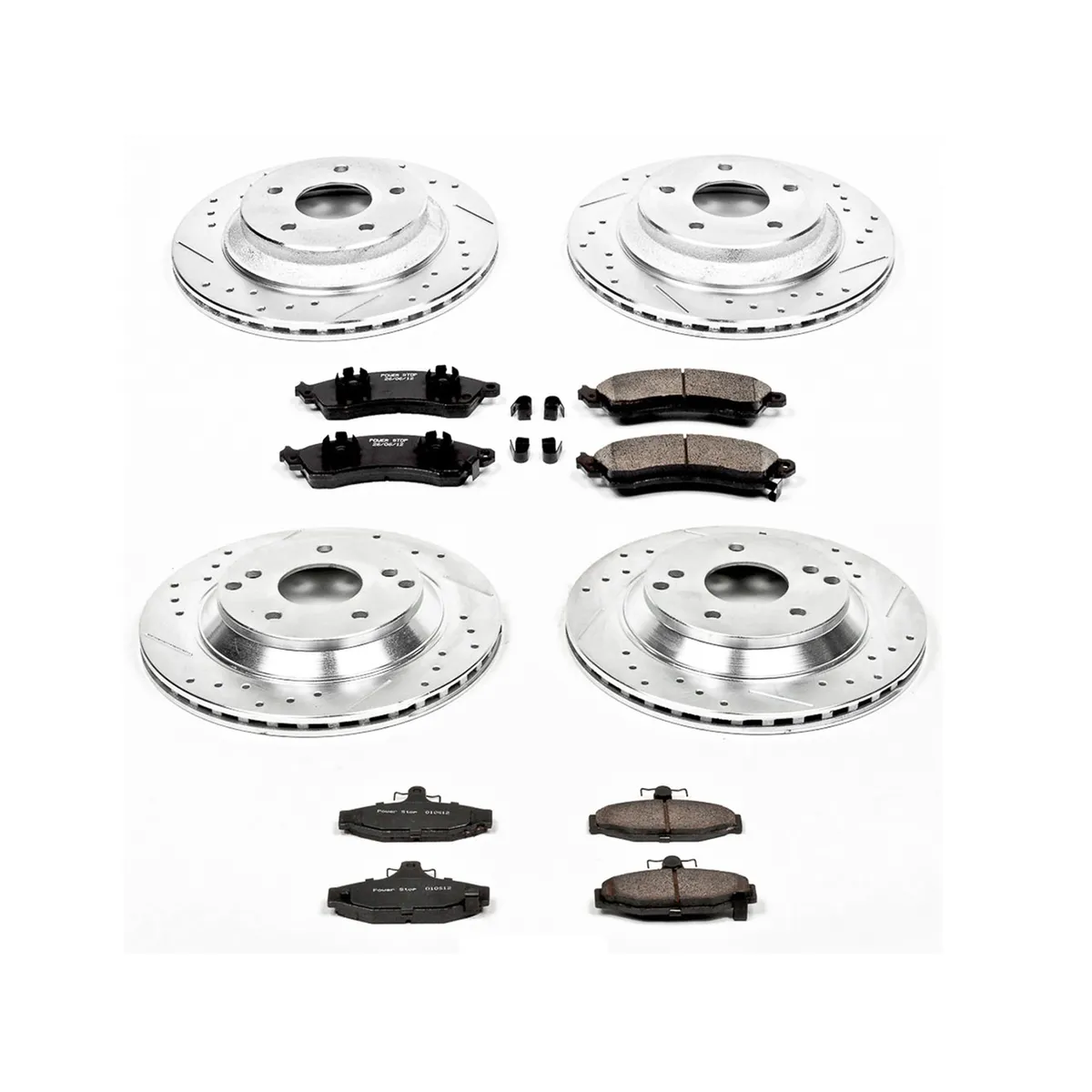 Z23 Evolution Sport Upgrade Kit: Drilled/Slotted Rotors; Carbon-Fiber Ceramic Pads W/Hardware product image