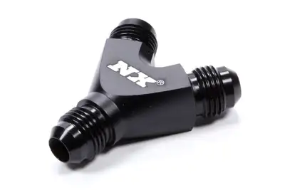 Nitrous Express Nitrous Express - 6an x 6an x 6an Billet Pure-Flo y Fitting (Black) - 16386