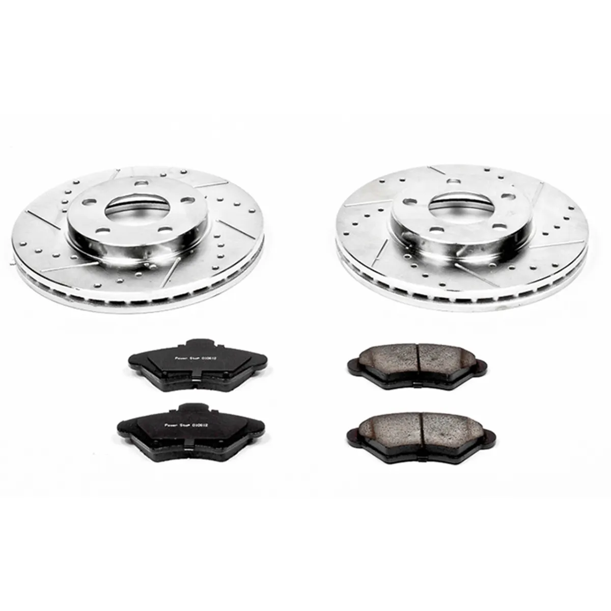 Z23 Evolution Sport Upgrade Kit: Drilled/Slotted Rotors; Carbon-Fiber Ceramic Pads W/Hardware product image