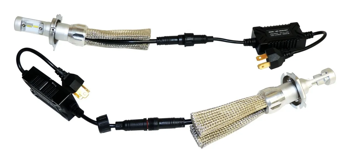 LED Headlamp Bulb Kit 1997-2006 TJ Wrangler w/ Halogen Lamp Conversion; 1987-1995 YJ Wrangler w/ Halogen Lamp Conversion; 1984-2001 XJ Cherokee w/ Halogen Lamp Conversion; 1986-1992 MJ Comanche w/ Halogen Lamp Conversion; 1993-1998 ZG (Europe) Grand C product image