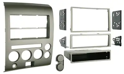 Metra Electronics TURBOKits; Radio Installation Kit; Incl. Instr./Hardwre/Storge Pcket/Snap-In ISO Support System;For Double/Two Single DIN;High-Grade ABS Plastic; w/Dual Zone Climate Control;
