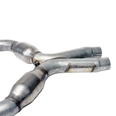 BBK Performance Bbk Performance Parts 16431 2005-2010 Ford Mustang v6 2-3/4 Short Mid x Pipe With Catalytic Converters