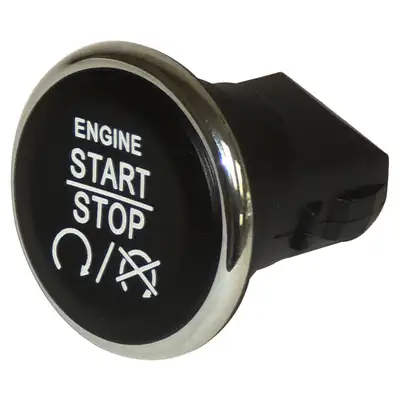 Crown Automotive Jeep Replacement Black Ignition Switch w/ Passive Entry System;ignition Switch (Start/Stop Button)