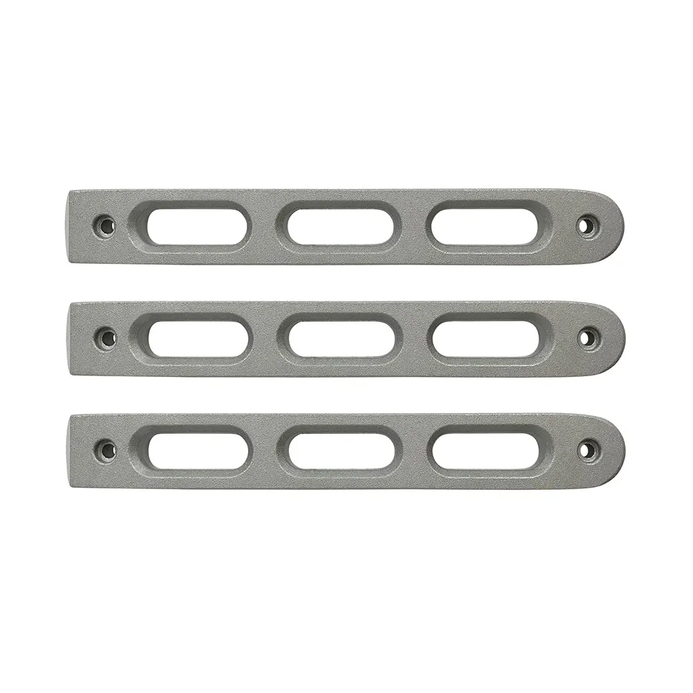DV8 Offroad D-JP-190026-AL-3 Silver Slot Door Handle Insert; 3-Pieces product image