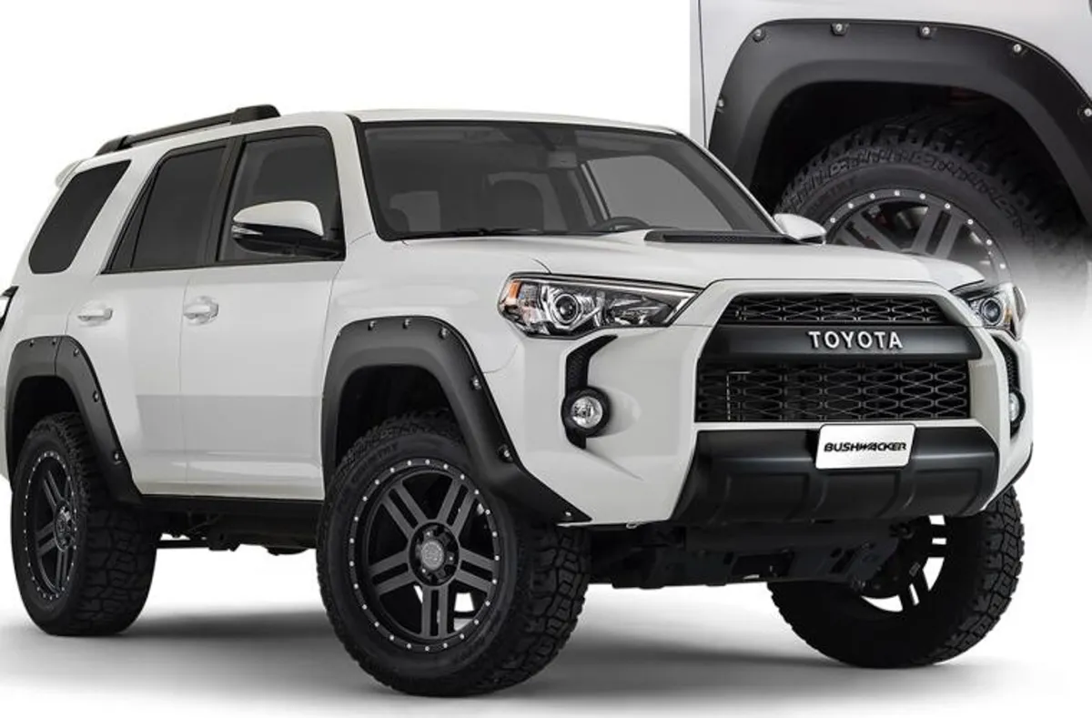 Bushwacker Toyota Pocket Style Fender Flare - Set of 4 - OE Matte Black