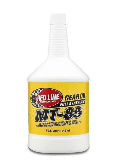 Red Line Oil 75w85 Gear Oil Mt-85 Manual Transmission GL-4 1 Quart Red Line Oil