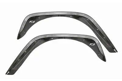 Motobilt Motobilt Crusher 4in Rear Fender Flares - Bare - JK
