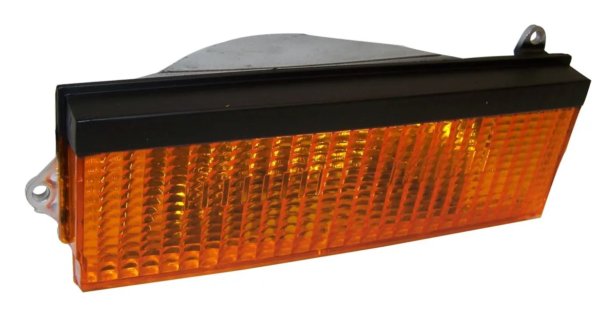 Crown Automotive Jeep Replacement 56000853 Left Front Amber Parking Lamp for Jeep 84-96 XJ Cherokee, MJ Comanche (Export) product image