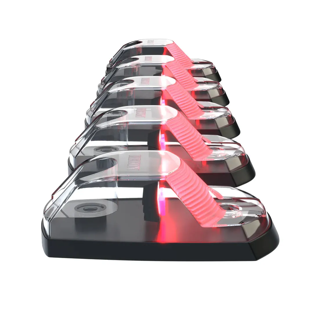 Ford 17-25 Super Duty 5-Piece Ultra Bright RGB Multi-Colored LED Cab Roof Lights Bluetooth App (Fresh Install: For Models That Did Not Come With Factory Cab Lights) - Multiple Lens product image