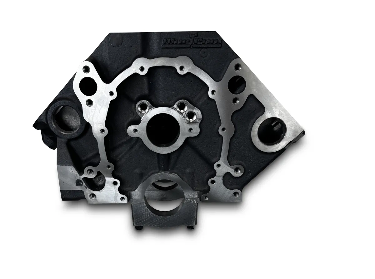BluePrint Engines GM Small Block Compatible Bare Block – 9.025 Deck x 4.125 Bore, 2-Piece Seal, 350 Main, SIAM, Steel Billet Main Caps, Splayed product image