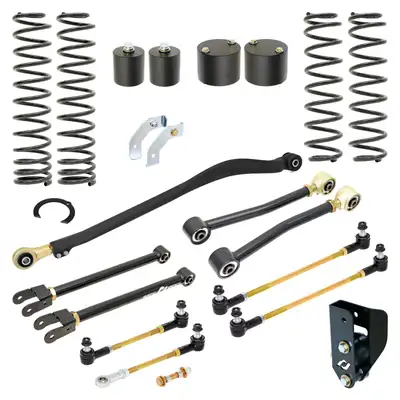 aFe Power Sport Edition Johnny Joint Suspension System For Wrangler JL 4Xe Hybrid 3.5 Inch Lift RockJock 4x4