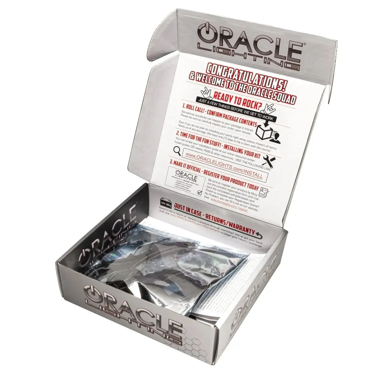 Oracle Lighting 2016-2024 Tesla Model x Dynamic Colorshift Headlight & Fog Light DRL Upgrade Kit - Combo product image