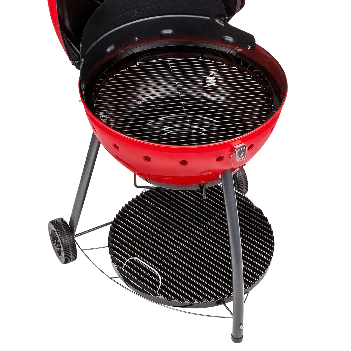 Kettleman® TRU-Infrared™ Charcoal Grill Red product image