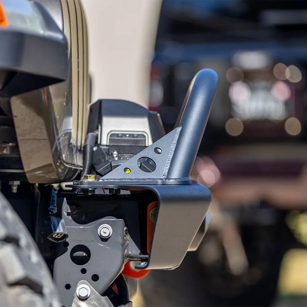 18c Wrangler Legacy Front Bumper With Hoop Raw product image