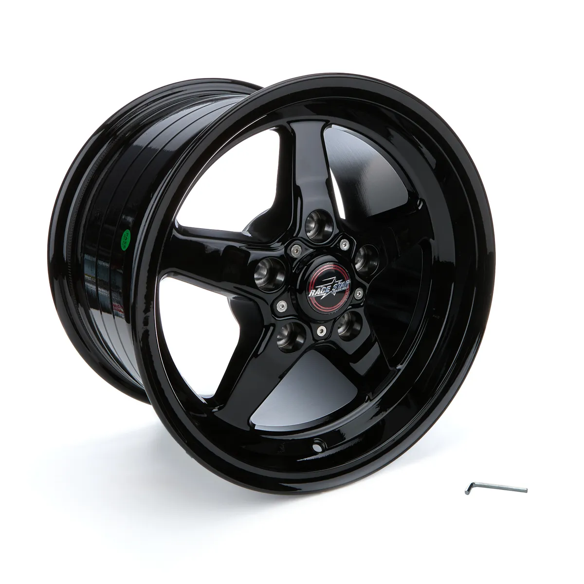 Race Star Industries 92 Drag Star Bracket Rac er Gloss Black 15x10