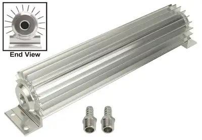 Derale Heat Sink Cooler 12 Long 3/8 Npt Inlets