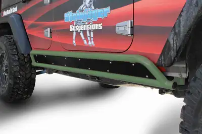 Steinjager Steinjäger Armor Wrangler JK 2007-2018 Rock Sliders Phantom Frame for 4 Door Models Locas Green