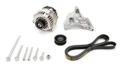 Holley 20c Ford 7.3l Godzilla Alternator & Bracket Kit Cast Aluminum