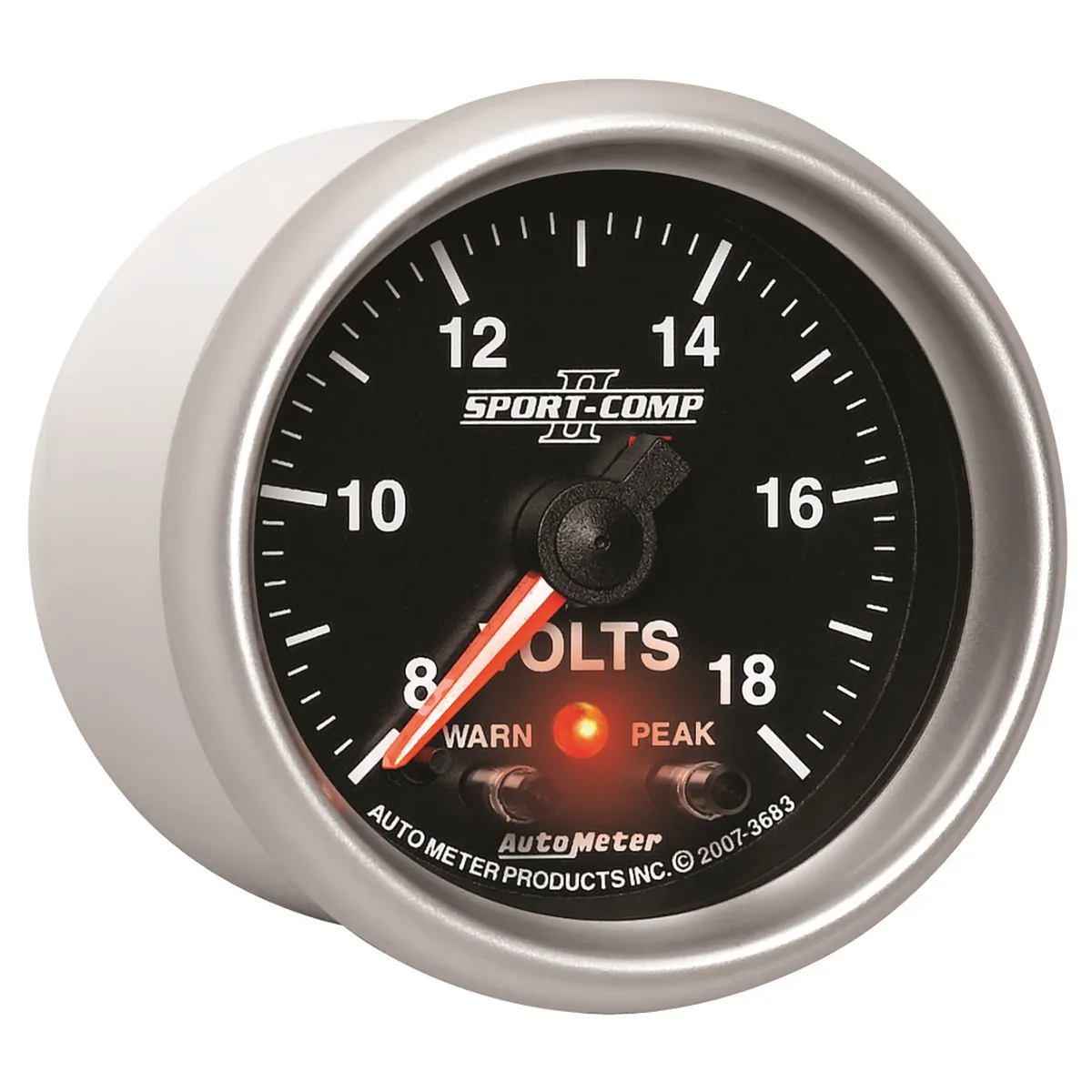 Gauge, Voltmeter, 2 1/16", 18V, Digital Stepper Motor w/Peak & Warn, Sport-Comp II product image