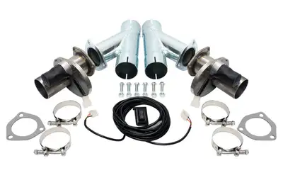 Doug's Headers Doug's Headers DEC250AK Electric Cut-Out 2 1/2" Pair with Hook-Up Kit