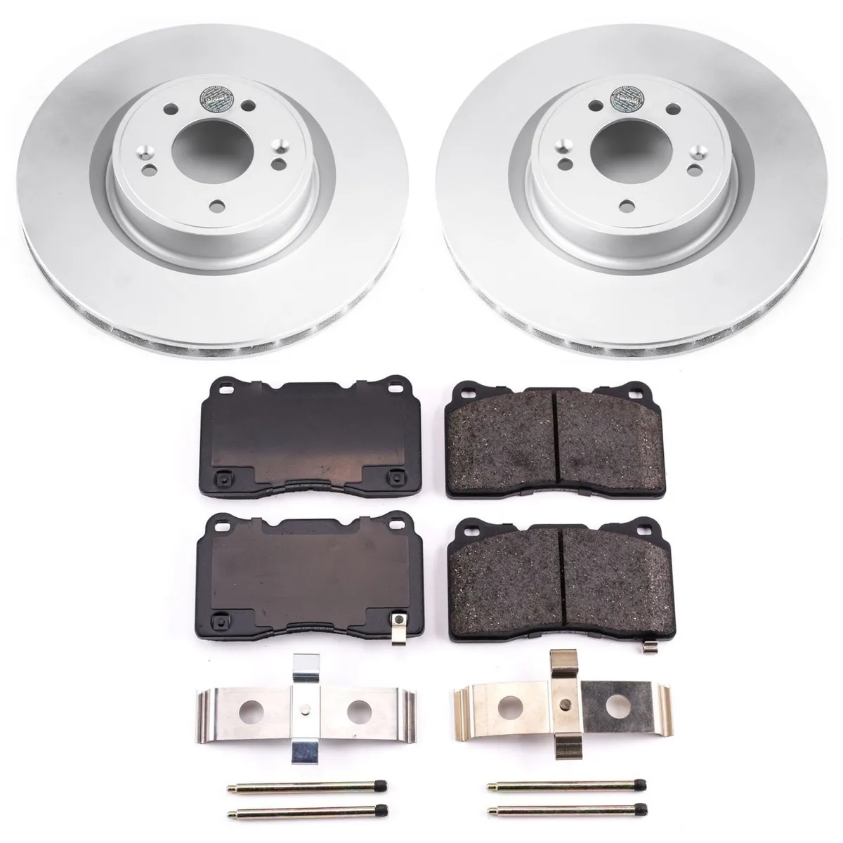 Z17 Geomet Coated Rotor Kit: Genuine Geomet Fully Coated Rotors; Ceramic Pads product image