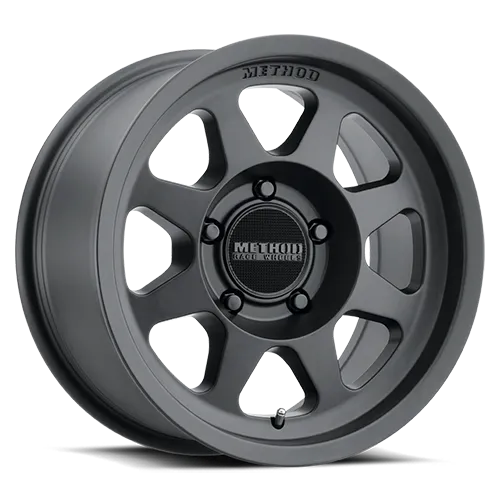 Aluminum Wheels 17x9 Bead Grip MR701 Bolt Pattern 5 On 127 Offset -12 Lip Size 1.97 Matte Black MB Method product image